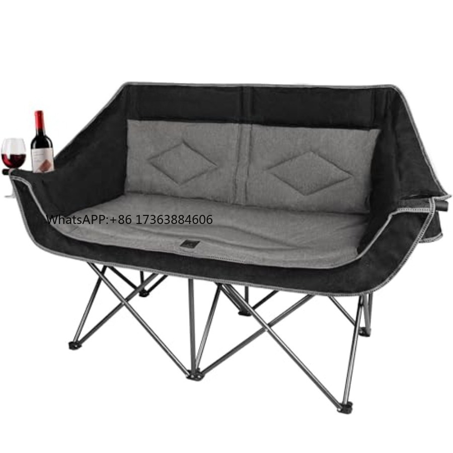 Outdoor Oversized Camping Chair - Oversized Double Camping Chair-Heavy 2 Person