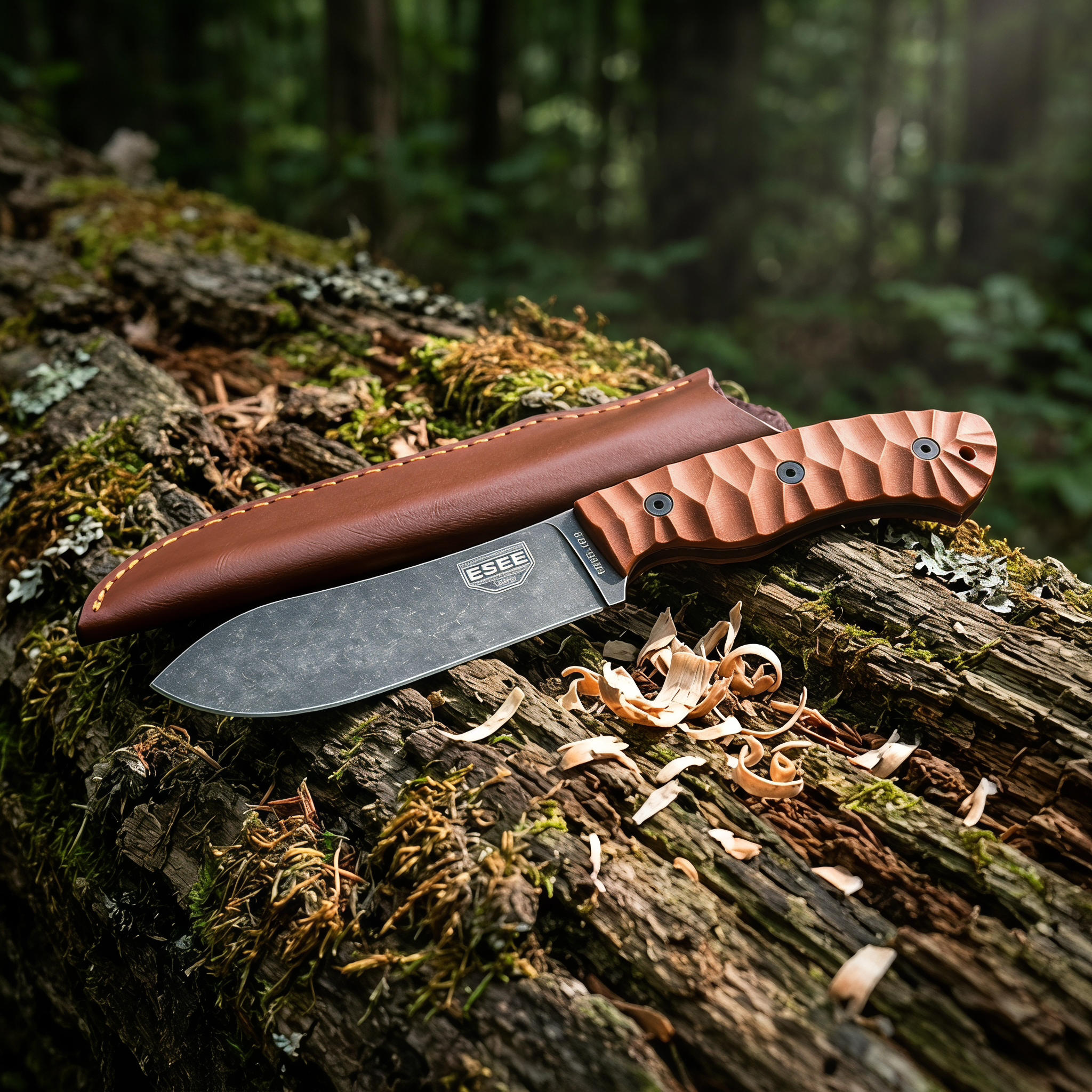 Camping Knife Multi-Tool - JG5 Fixed Blade with Sheath Jungle