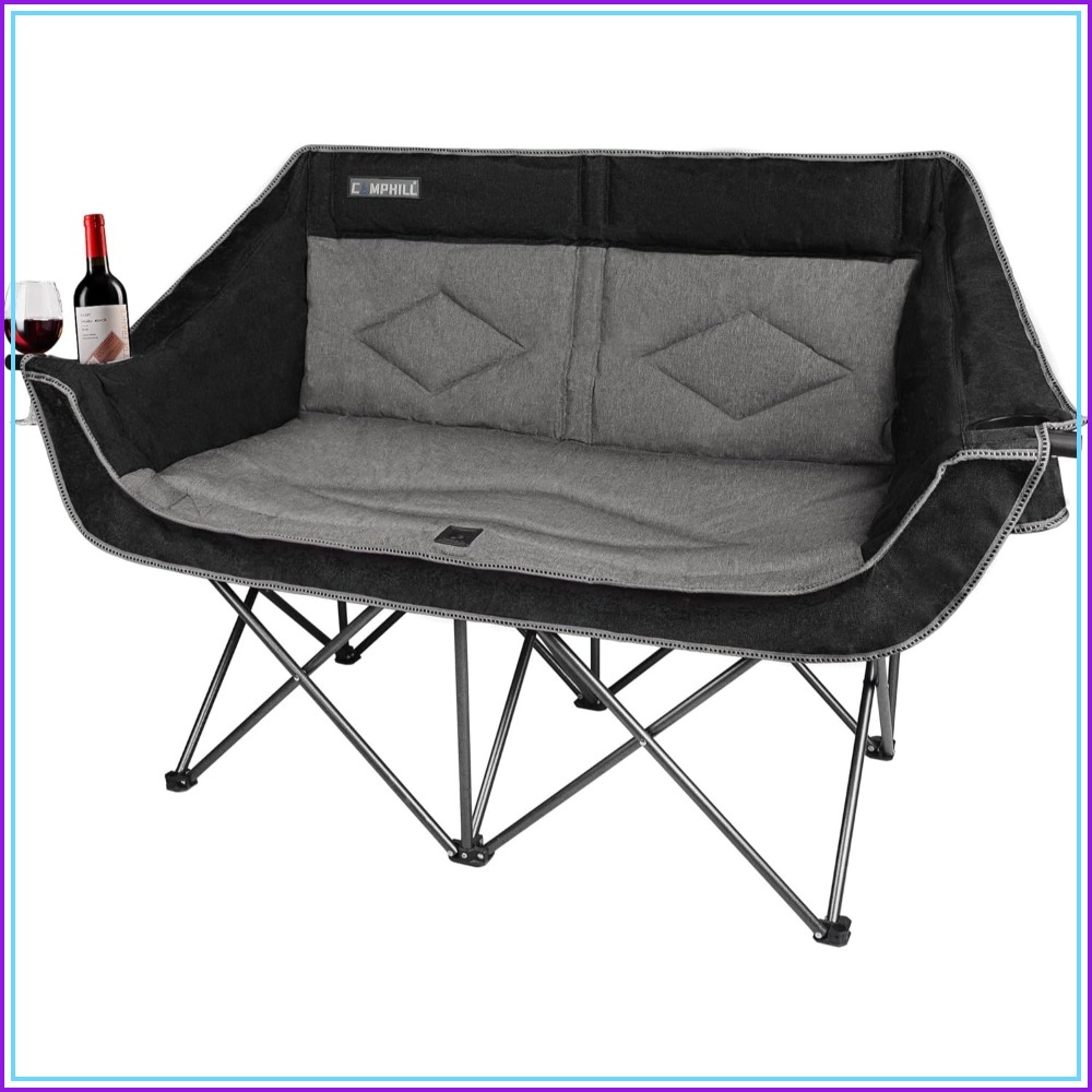 Outdoor Oversized Camping Chair - Oversized Double Camping Chair Heavy Duty