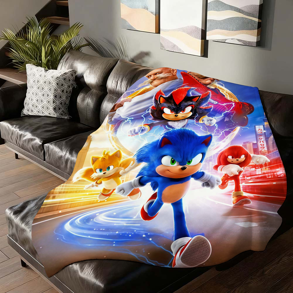 Outdoor Camping Movies - Movie S-Sonices T-The H-Hedgehog 3 Blanket