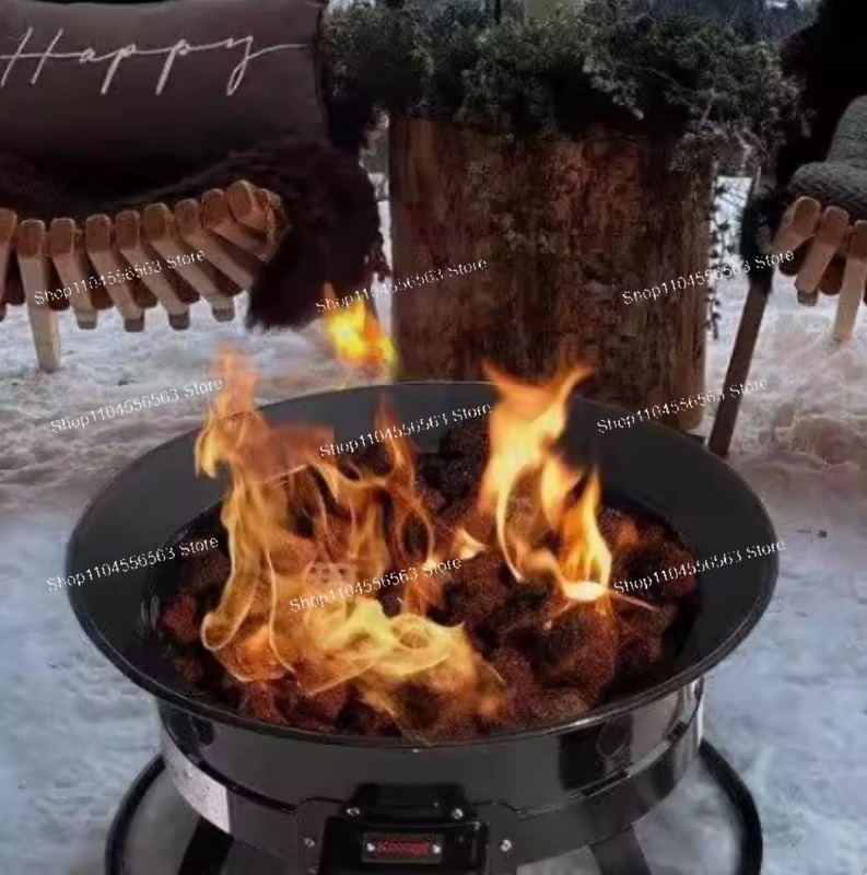 Outdoor Camping Fire Pit - Portable Propane Fire Pit 58,000 BTU