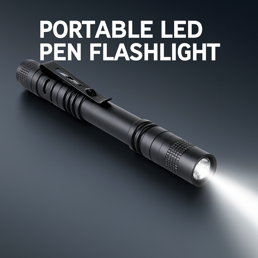 Outdoor Camping Accessories - Portable Mini LED Pen Flashlight Waterproof