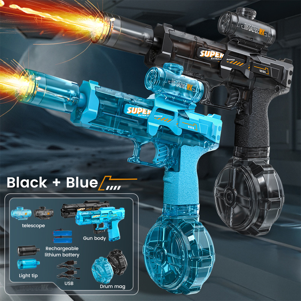 Outdoor Camping Games For Kids - Electric Water Gun Children Simulated Flame