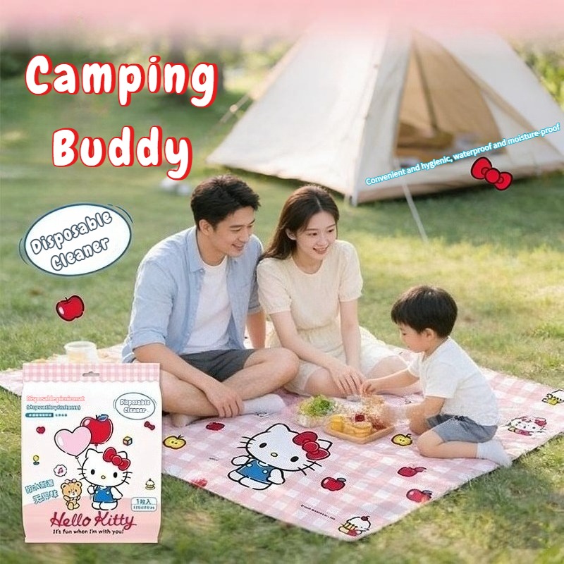 Outdoor Camping Movies - Sanrio Kawaii Hello Kitty Waterproof Picnic