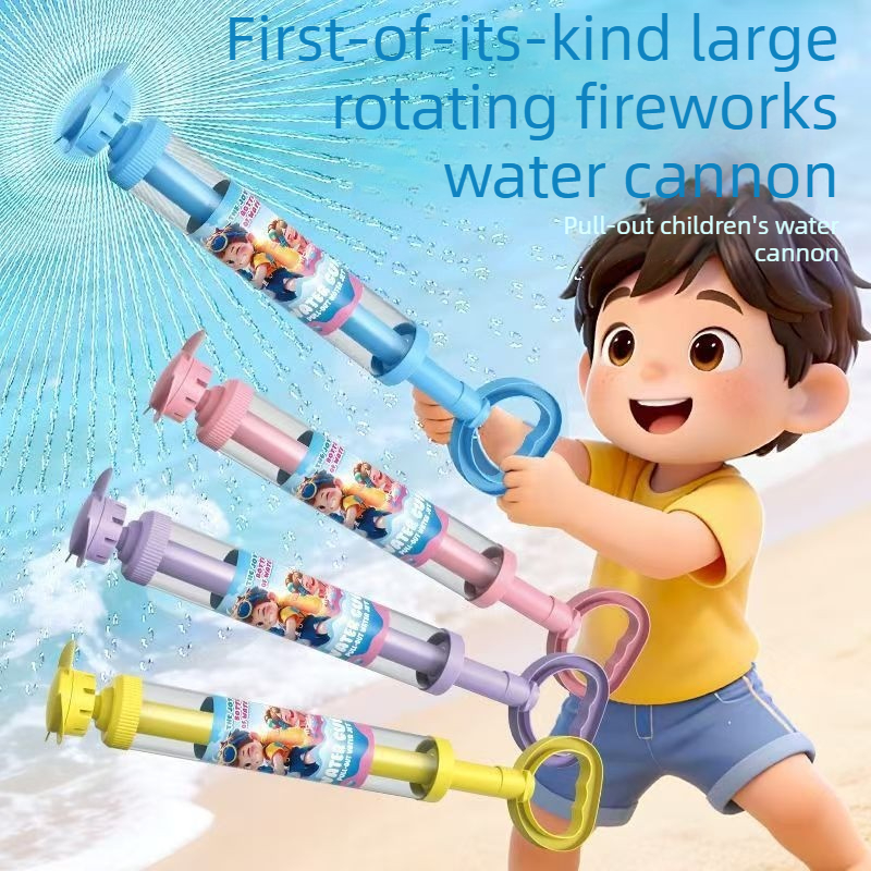 Outdoor Camping Games For Kids - High Capacity Water Gun with Rotating