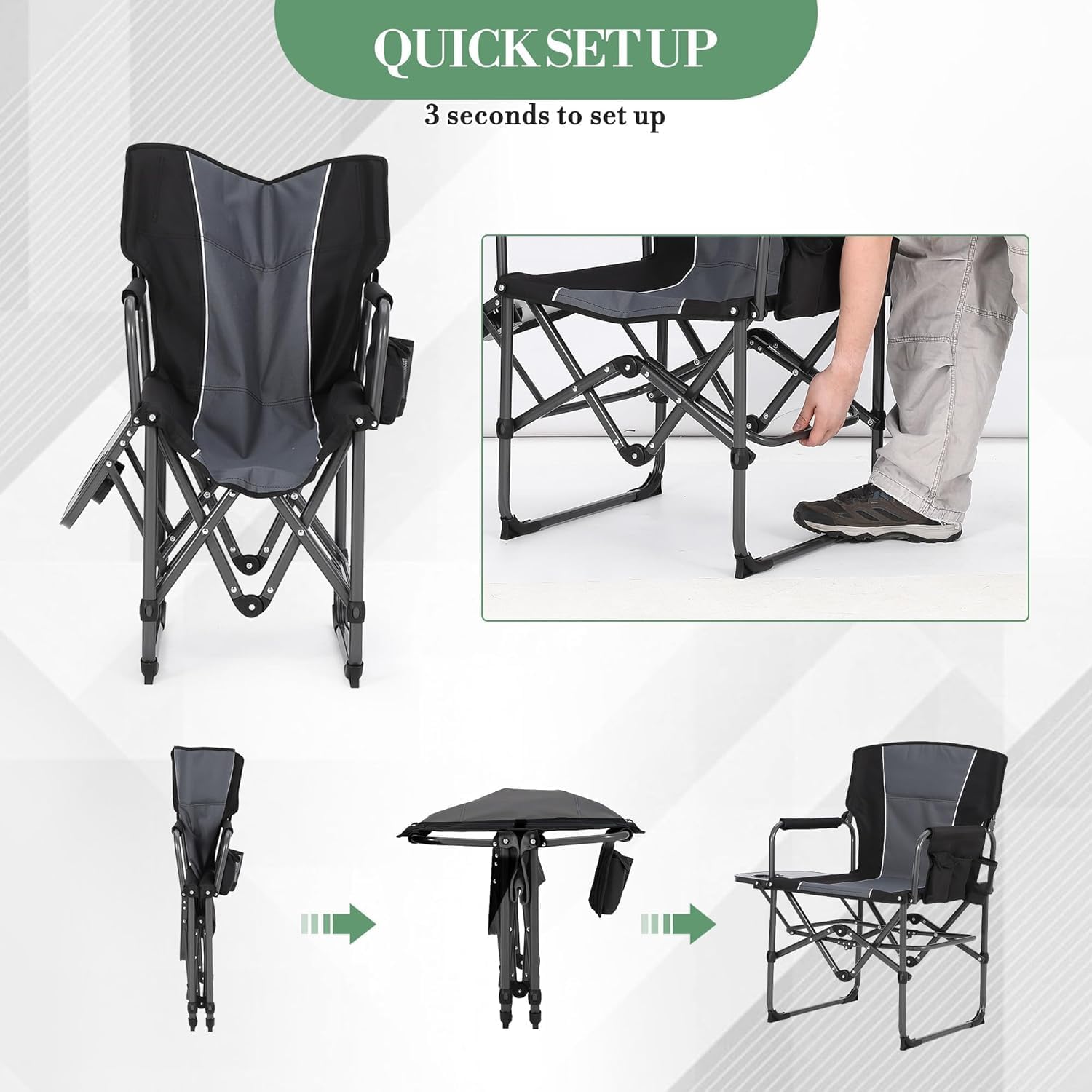 Heavy Duty Oversized Directors - Outdoor Oversized Camping Chair ulasan dan harga