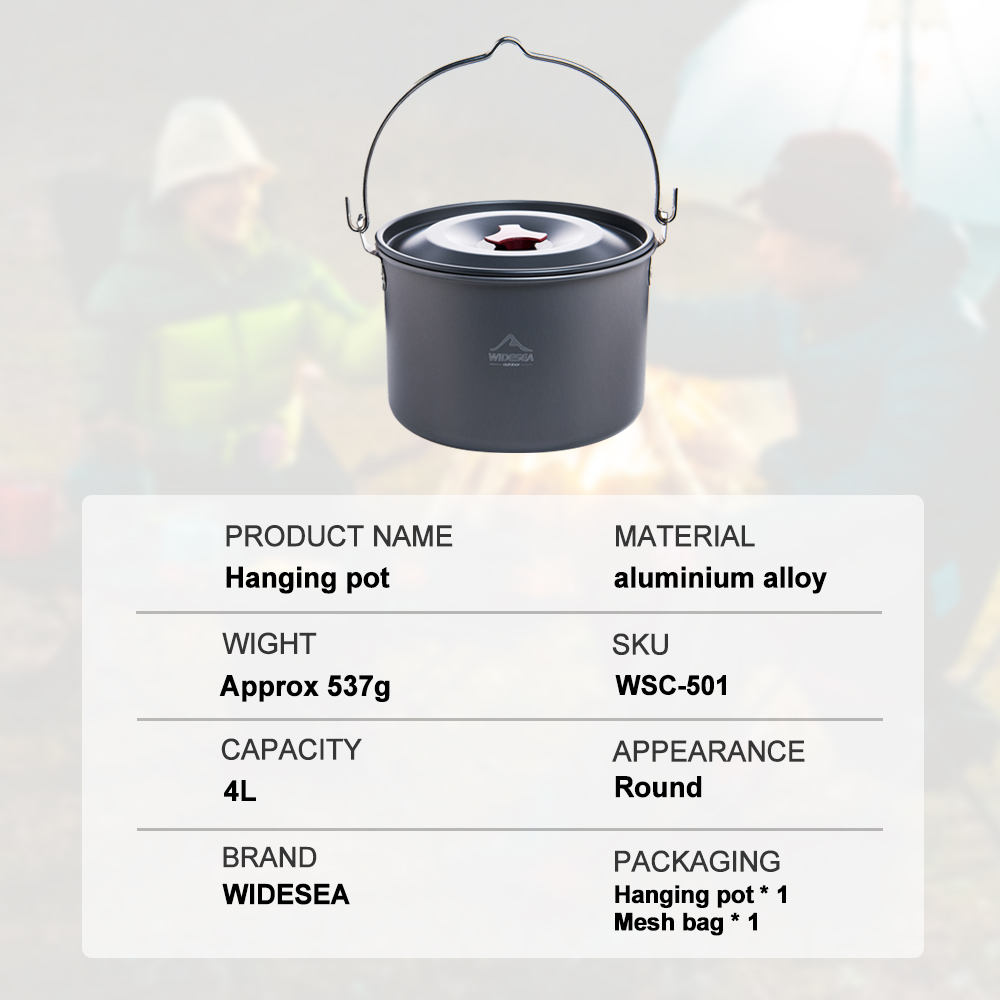 Widesea Hard Anodized Aluminum - Outdoor Camping Uk ulasan dan harga