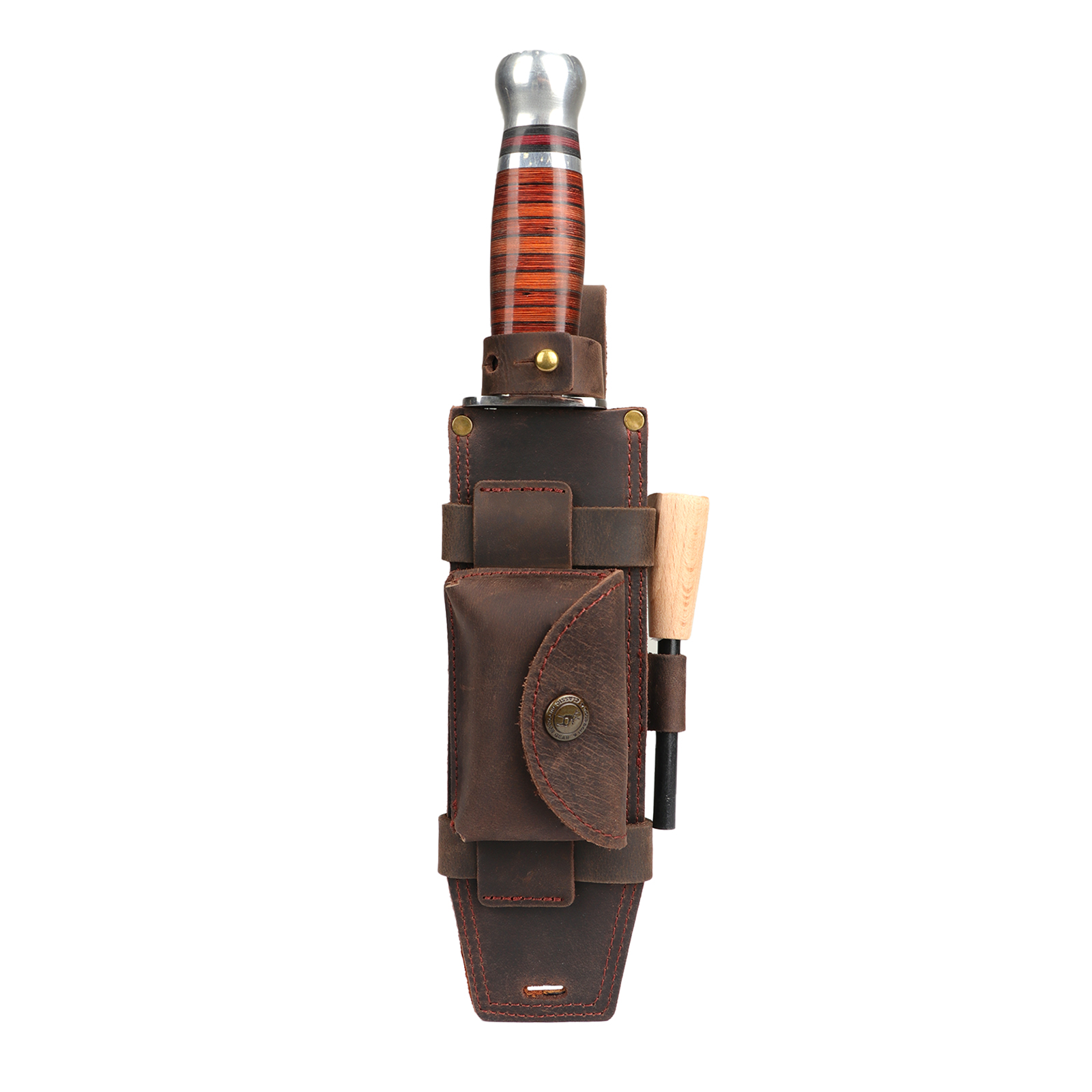 Tourbon Camping Leather thKnif - Camping Knife Multi-Tool ulasan dan harga