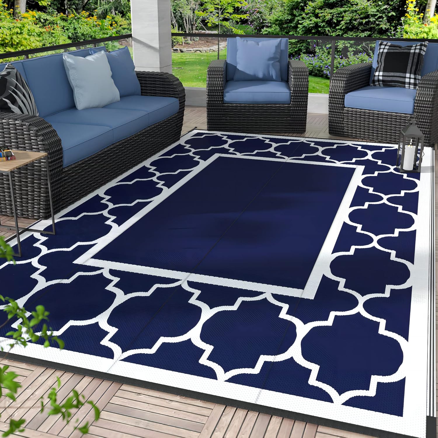 8x10 Waterproof Outdoor Rug -  - Outdoor Camping Rugs 8X10 ulasan dan harga