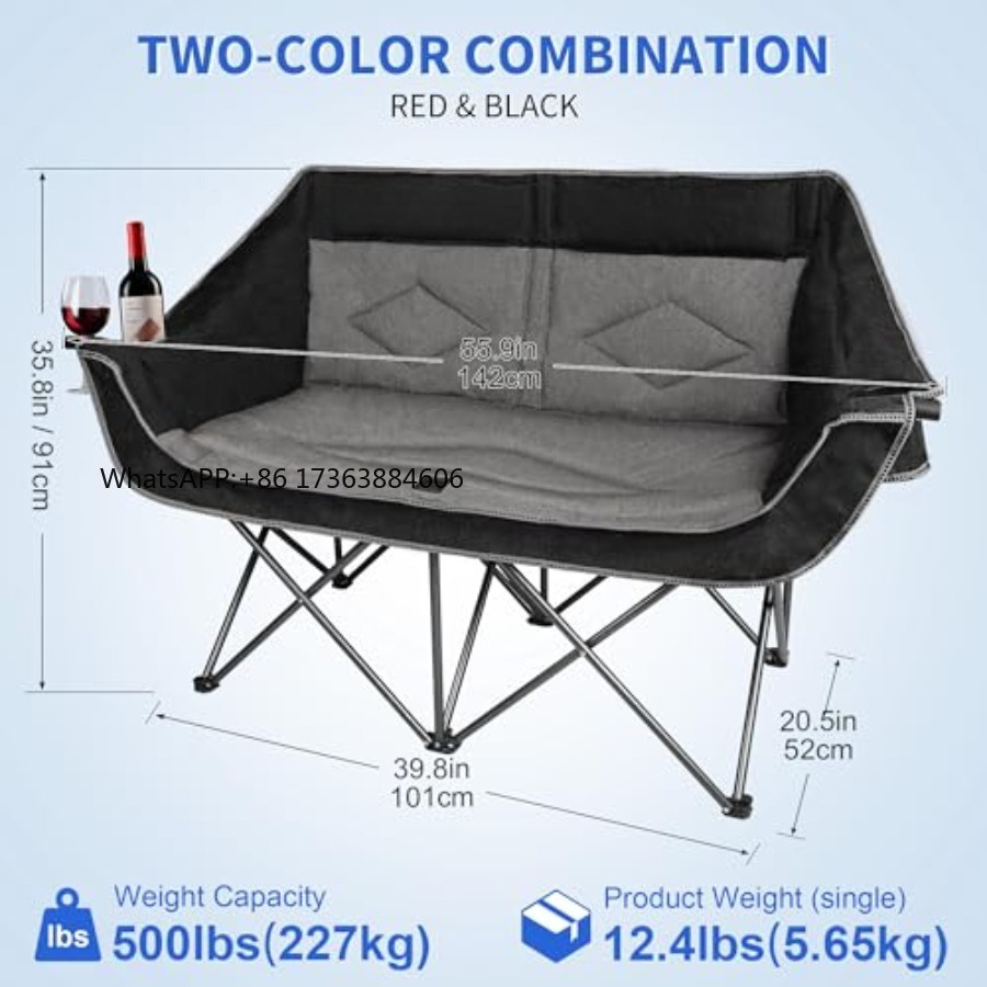 Oversized Double Camping Chair - Outdoor Oversized Camping Chair ulasan dan harga