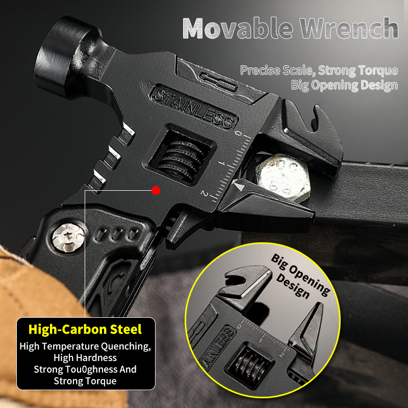 New Multifunctional Wrench Ham - Camping Knife Multi-Tool ulasan dan harga