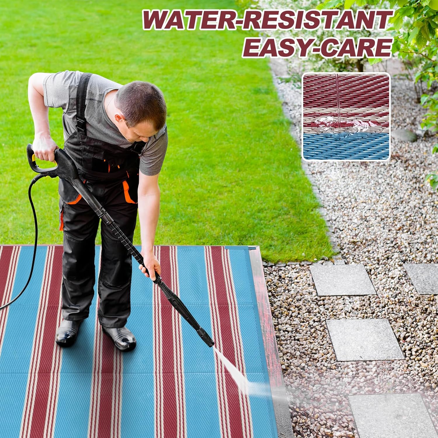Striped Outdoor Rug 8x10 Patio - Outdoor Camping Rugs 8X10 ulasan dan harga