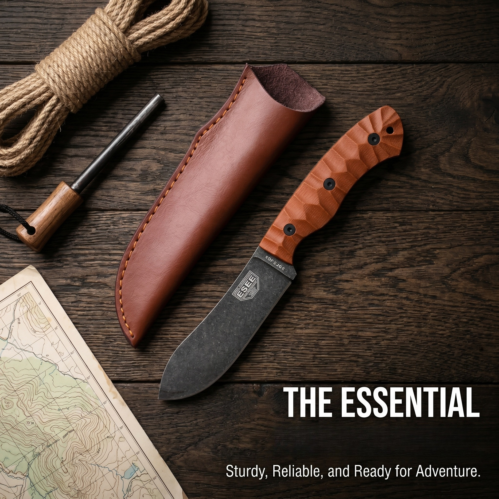 JG5 Fixed Blade with Sheath Ju - Camping Knife Multi-Tool ulasan dan harga
