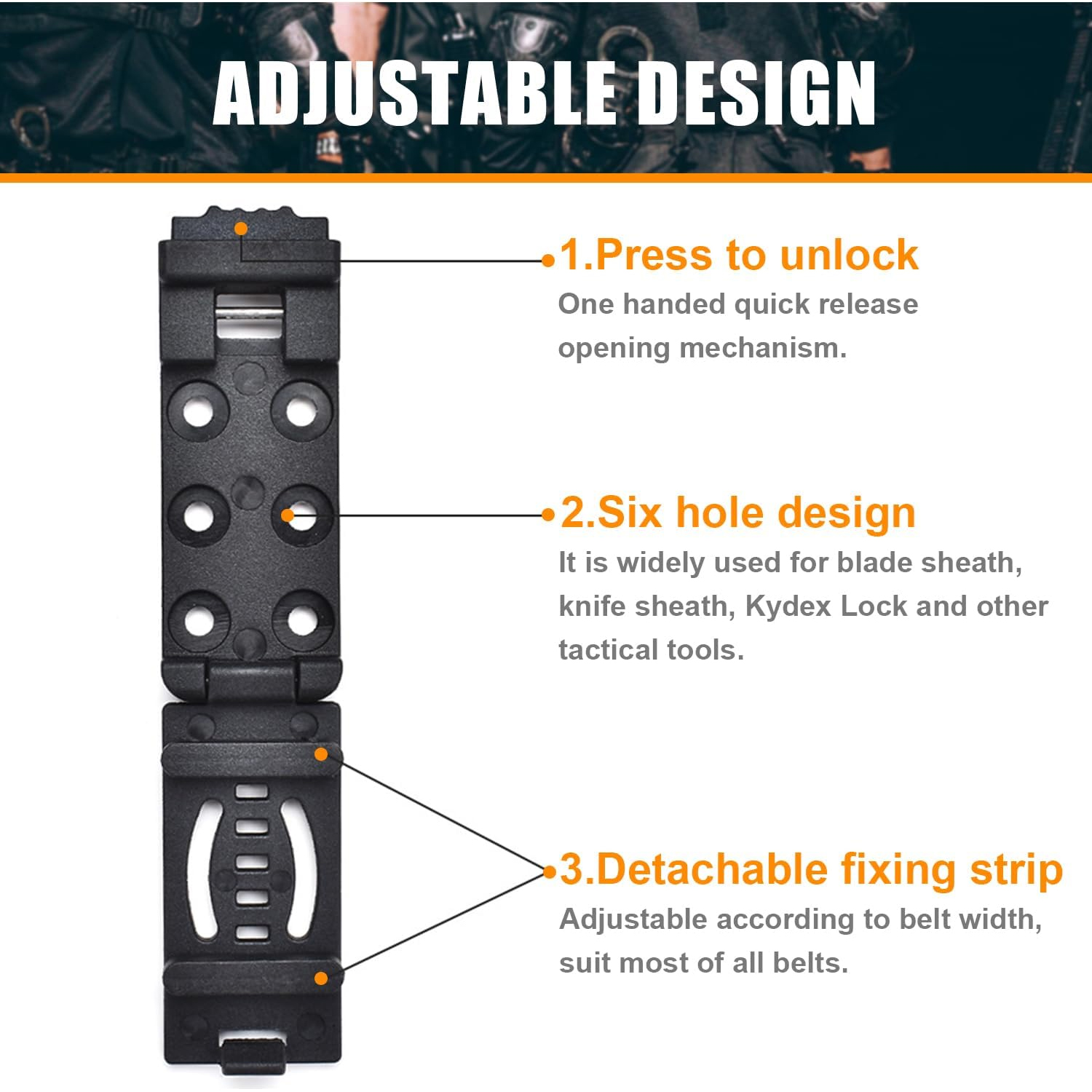 Tactical Knife Clip Holster -  - Camping Knife Multi-Tool ulasan dan harga