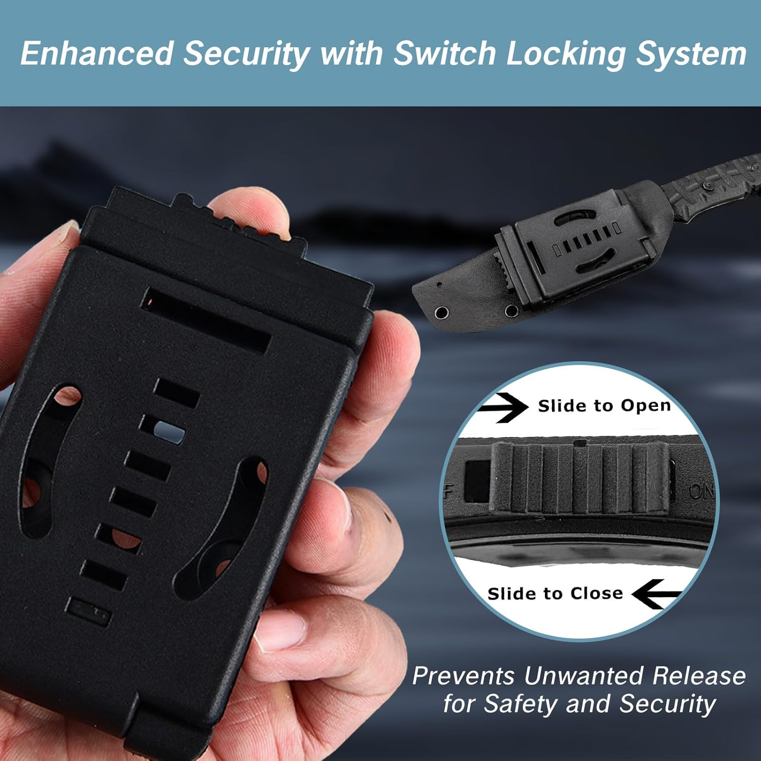 Tactical Knife Clip Holster -  - Camping Knife Multi-Tool ulasan dan harga