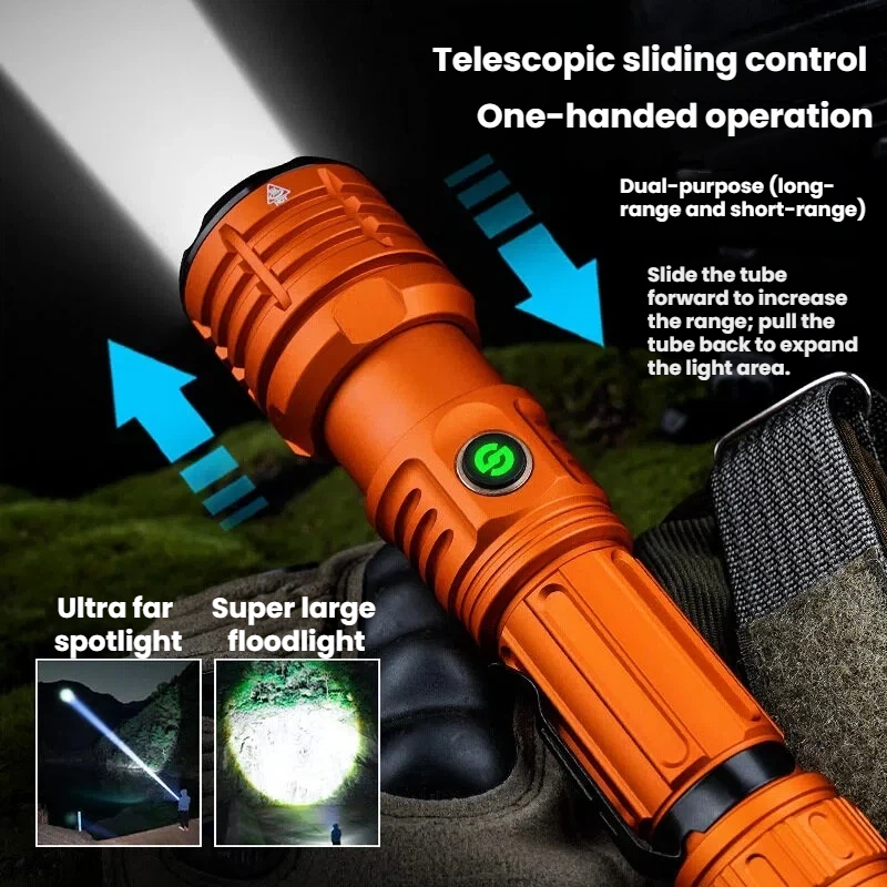 Strong Light LED Flashlight Zo - Camping Lantern ulasan dan harga