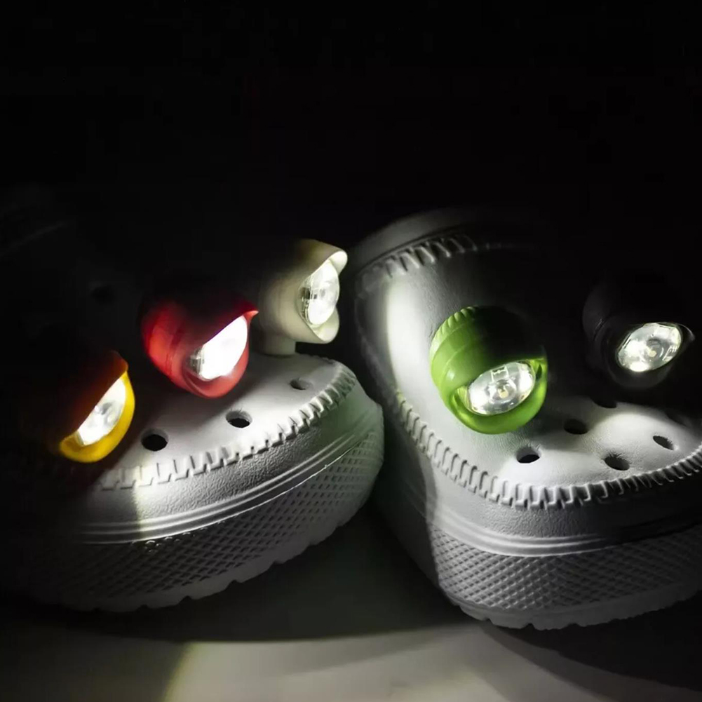 2pcs Hollowed-Out Shoes Lights - Outdoor Camping Slippers ulasan dan harga