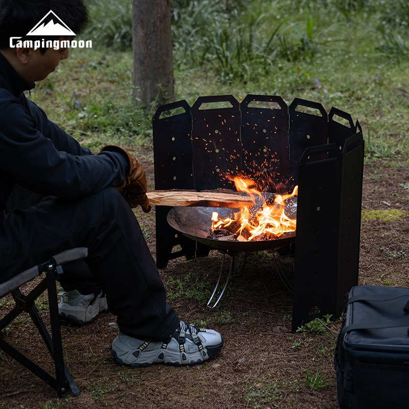 CAMPINGMOON YD-40 YD-50 Large  - Outdoor Camping Fire Pit ulasan dan harga