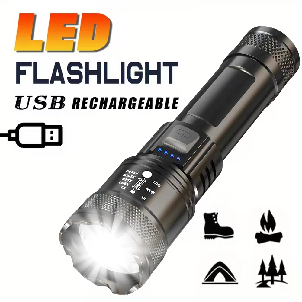 Super Bright LED Flashlight US - Camping Lantern ulasan dan harga