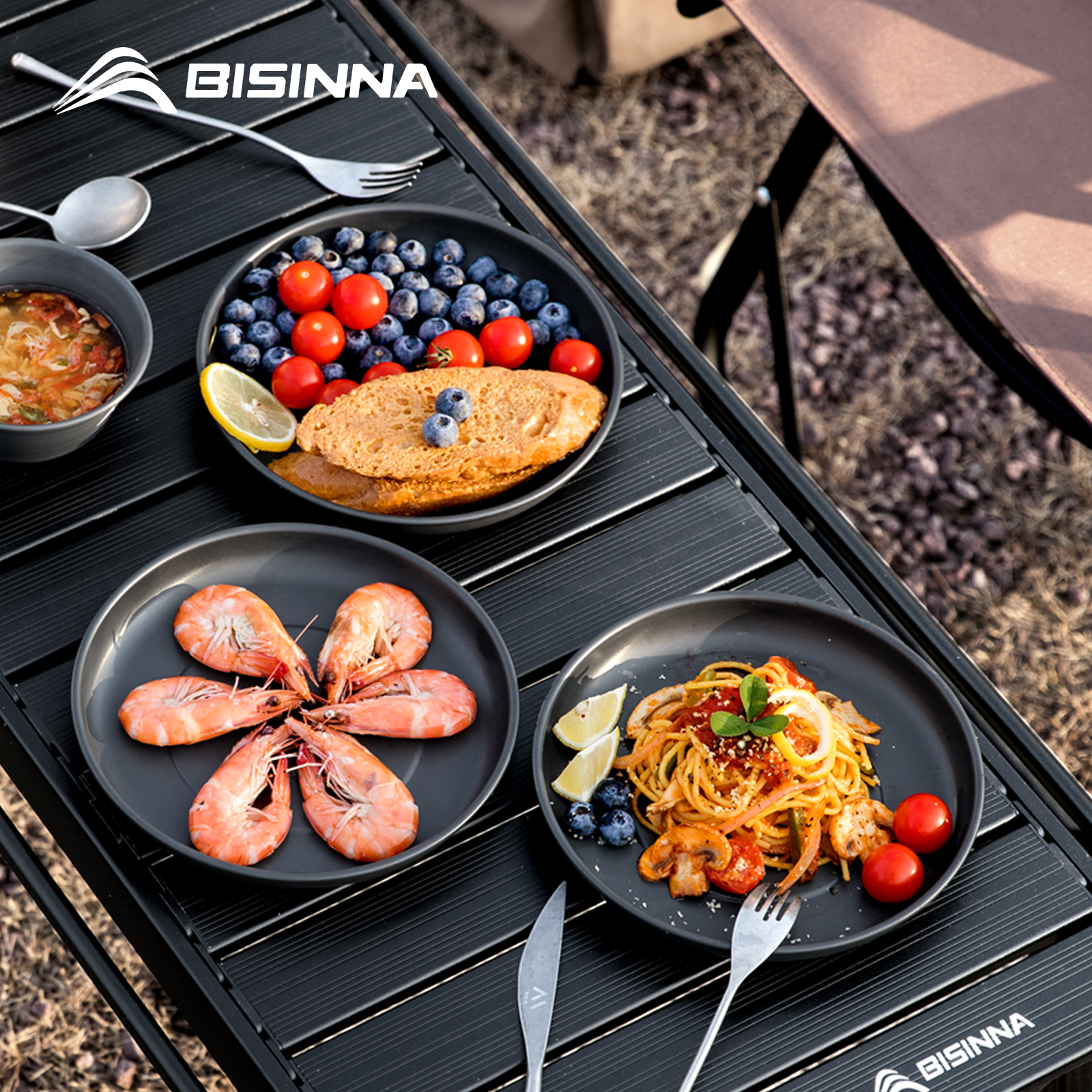 BISINNA Camping Plate Lightwei - Outdoor Camping Uk ulasan dan harga
