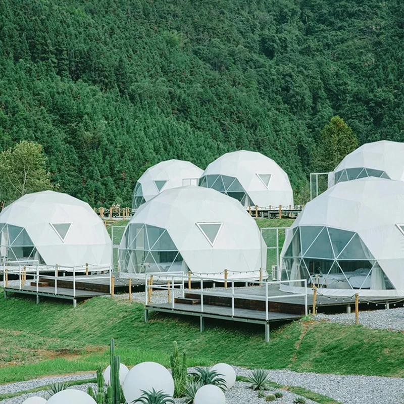 Premium Geodesic Glamping Dome - Outdoor Camping Dome ulasan dan harga