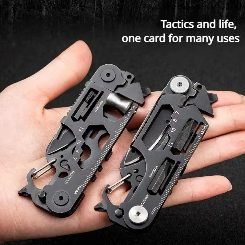 Multifunctional EDC Tool Card  - Camping Knife Multi-Tool ulasan dan harga