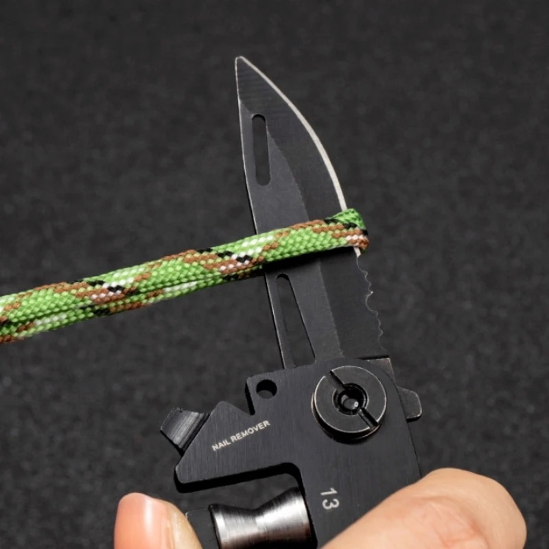 Multifunctional EDC Tool Card  - Camping Knife Multi-Tool ulasan dan harga