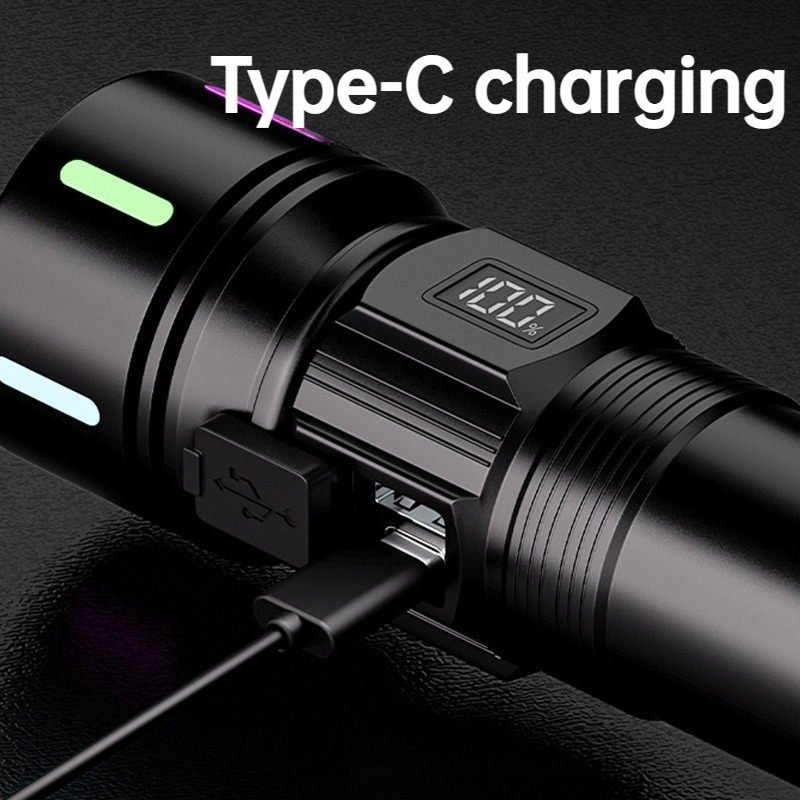 Strong Light LED Flashlight Te - Camping Lantern ulasan dan harga