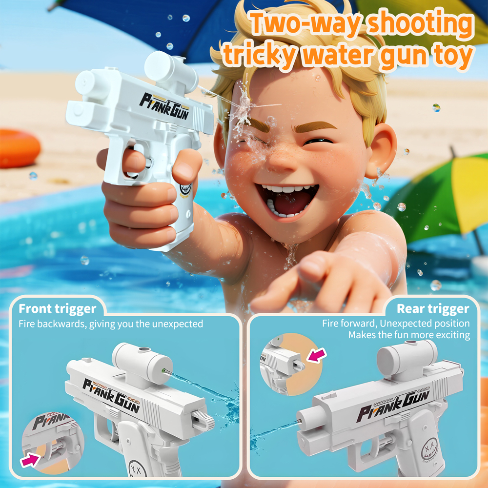 Summer Two-Way Water Gun Prank - Outdoor Camping Games For Kids ulasan dan harga