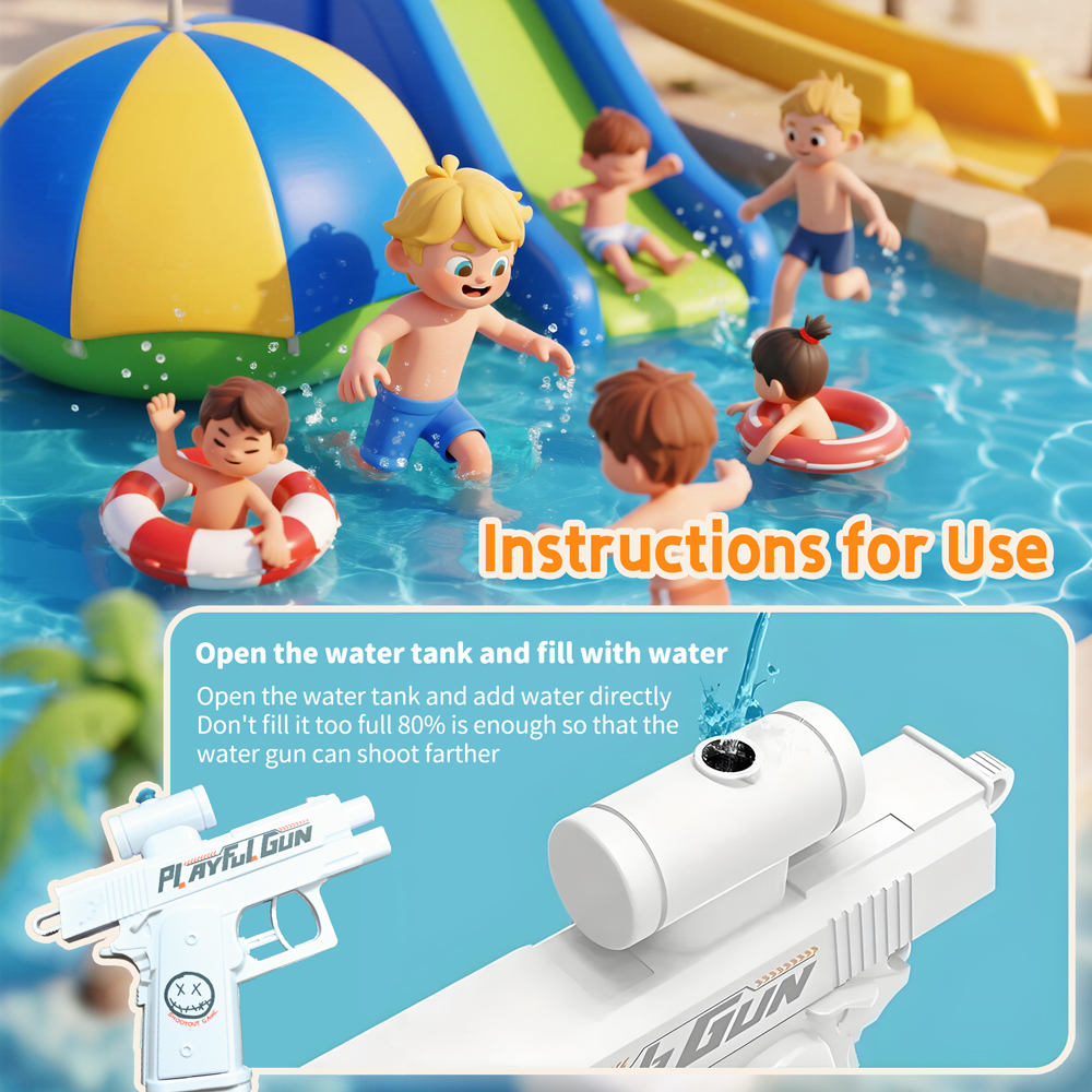 Summer Two-Way Water Gun Prank - Outdoor Camping Games For Kids ulasan dan harga