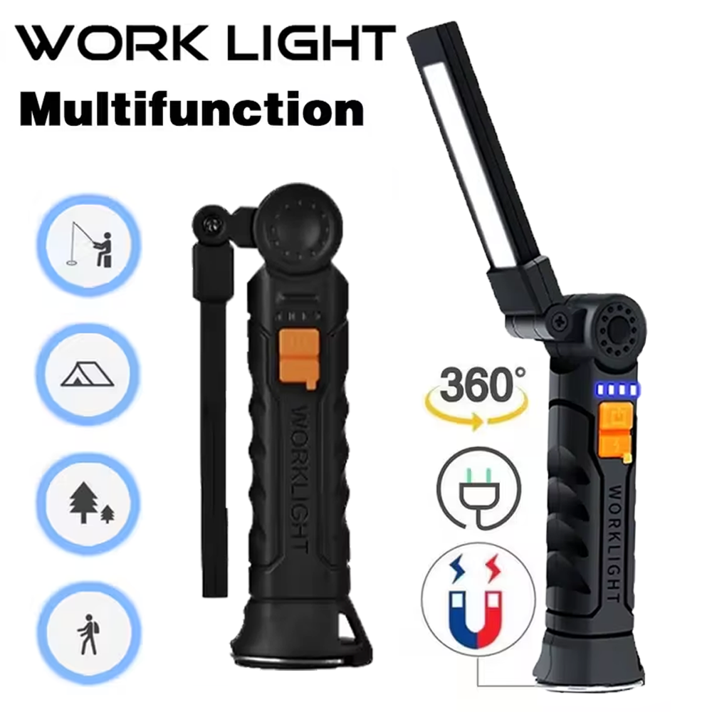 Portable COB LED Flashlight US - Camping Lantern ulasan dan harga