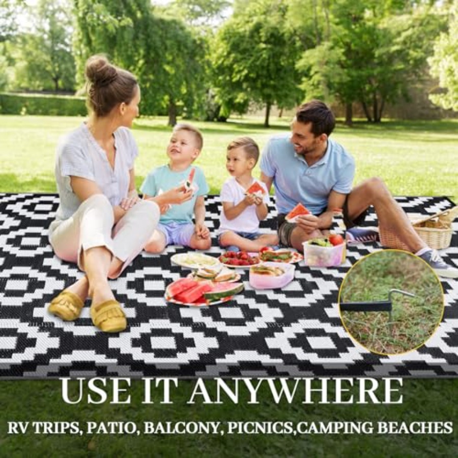 Outdoor Plastic Straw Rug 9x18 - Outdoor Camping Rugs 9X18 ulasan dan harga