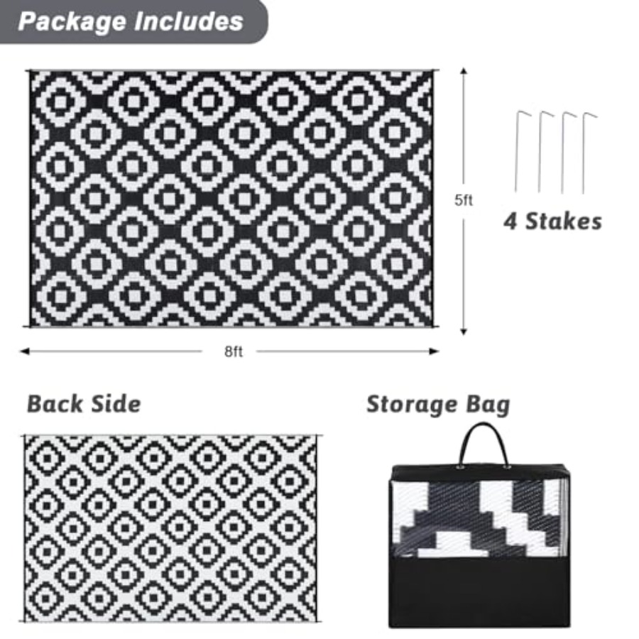 Outdoor Plastic Straw Rug 9x18 - Outdoor Camping Rugs 9X18 ulasan dan harga