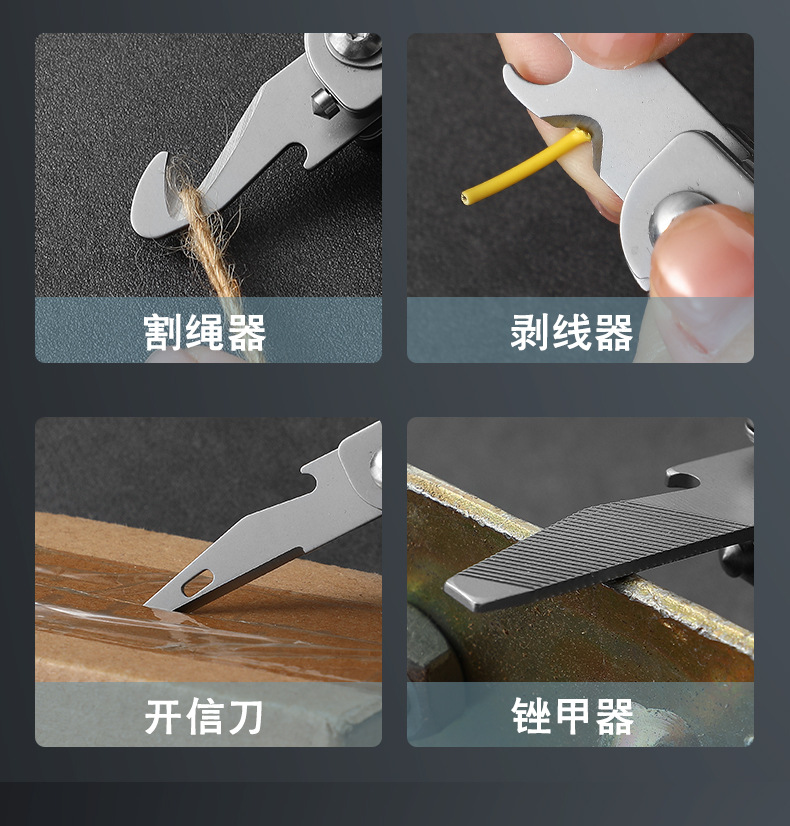 Multi Functional Small Knife E - Camping Knife Multi-Tool ulasan dan harga