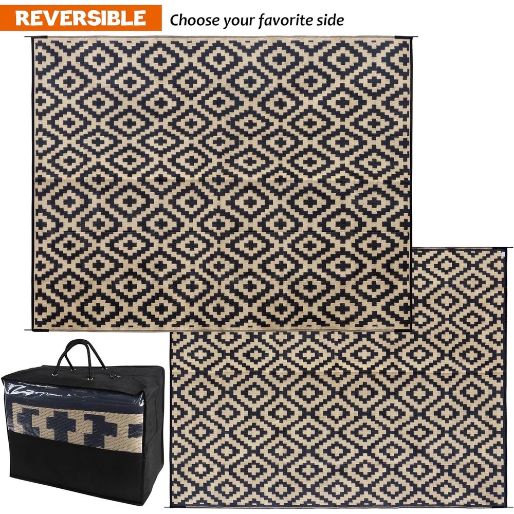 Reversible Plastic Outdoor Rug - Outdoor Camping Rugs 8X10 ulasan dan harga