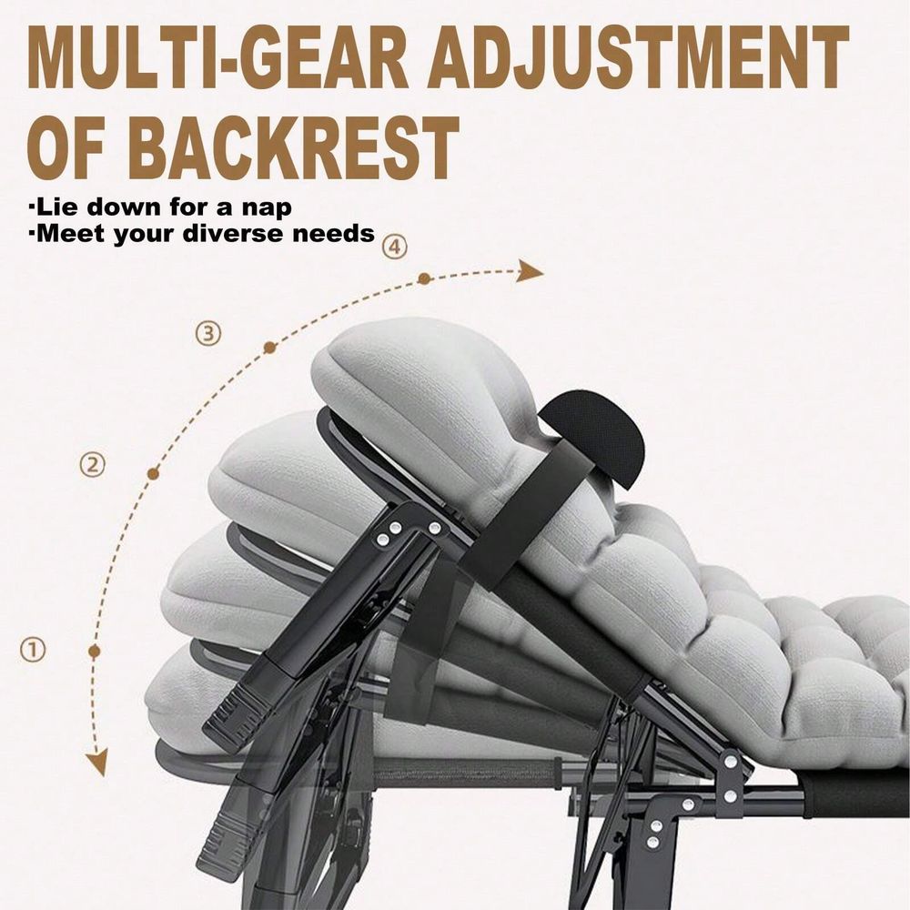 Cot, 4 Positions Adjustable Re - Outdoor Camping Folding Chair ulasan dan harga