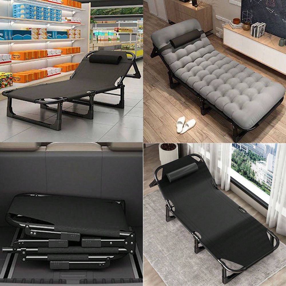Cot, 4 Positions Adjustable Re - Outdoor Camping Folding Chair ulasan dan harga