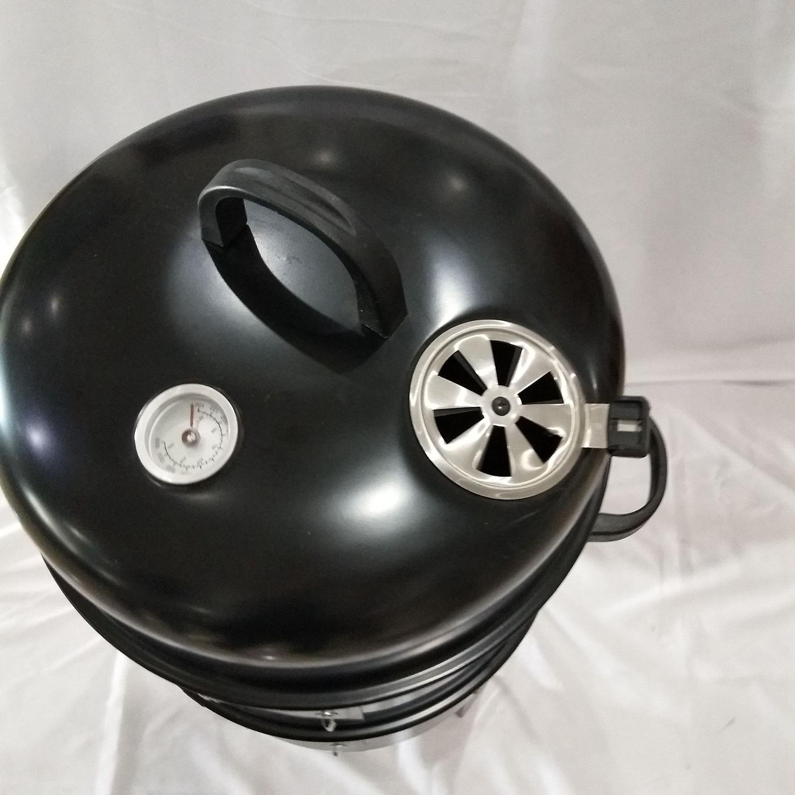 Vertical BBQ Grill Cooker Char - Outdoor Camping Fire Pit ulasan dan harga