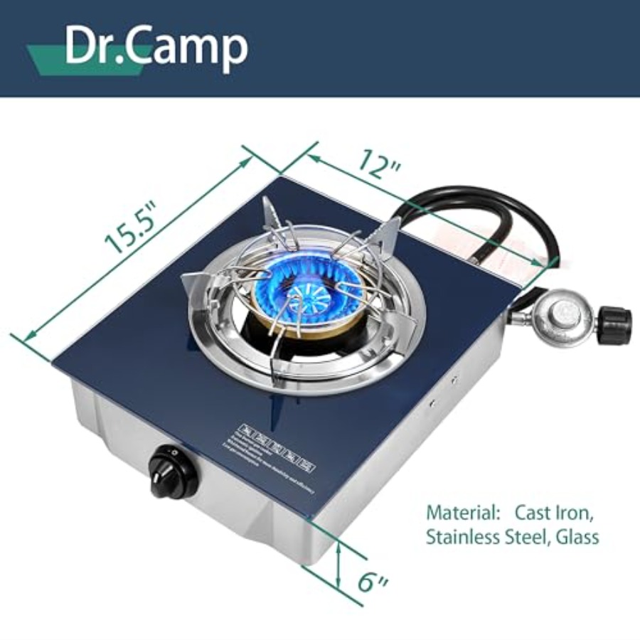 Propane Gas Stove 12000 BTU Si - Outdoor Camping List ulasan dan harga