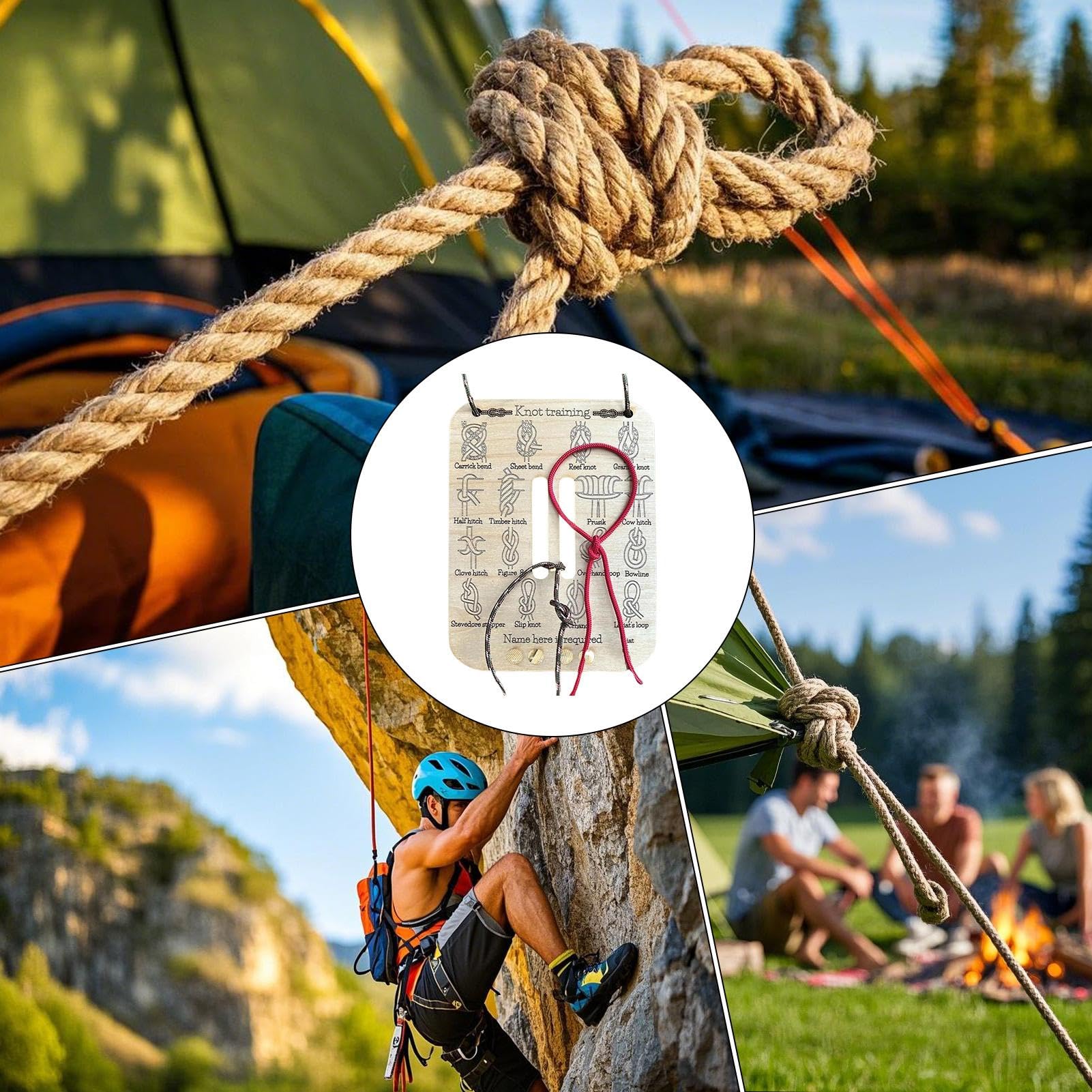 Creative Knot Tying Practice B - Outdoor Camping Ideas For Adults ulasan dan harga