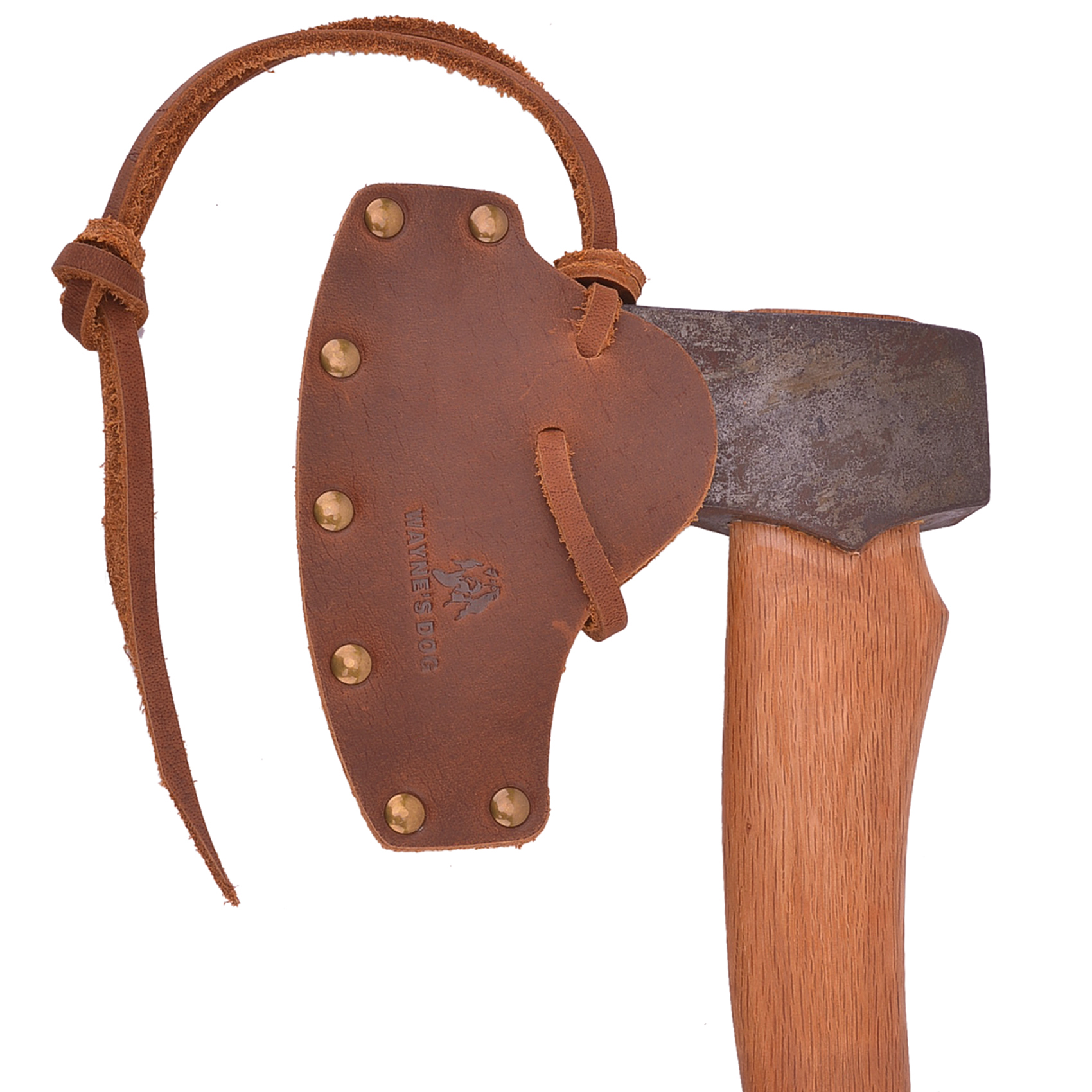 Cowhide Leather Axe Blade Shea - Camp Axe Hatchet ulasan dan harga