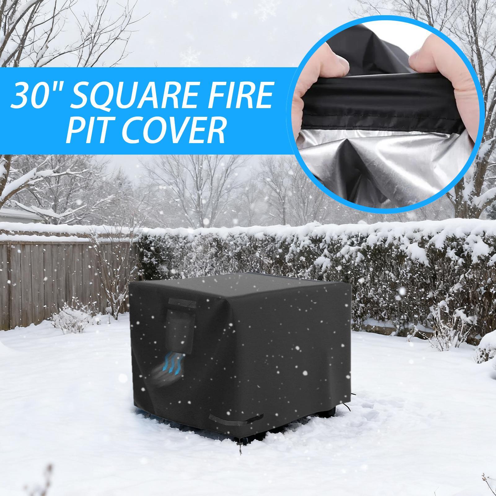 Fire Pit Cover Square 30 Inch  - Outdoor Camping Fire Pit ulasan dan harga