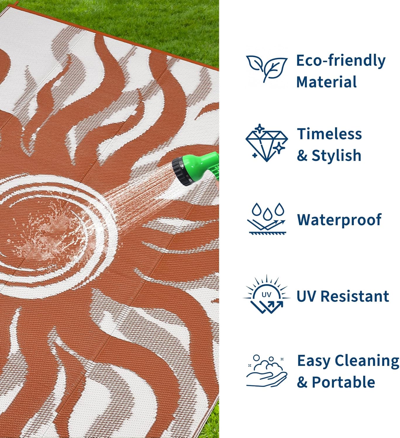 Outdoor Rug 8x10 Waterproof Pa - Outdoor Camping Rugs 8X10 ulasan dan harga