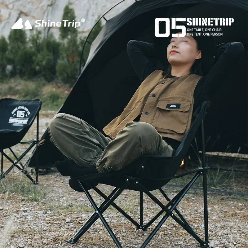 ShineTrip Outdoor Folding Chai - Outdoor Camping Folding Chair ulasan dan harga