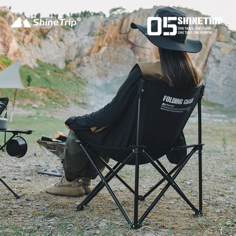 ShineTrip Outdoor Folding Chai - Outdoor Camping Folding Chair ulasan dan harga