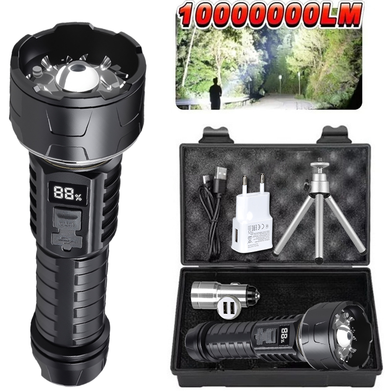 COB LED Flashlight Rechargeabl - Camping Lantern ulasan dan harga