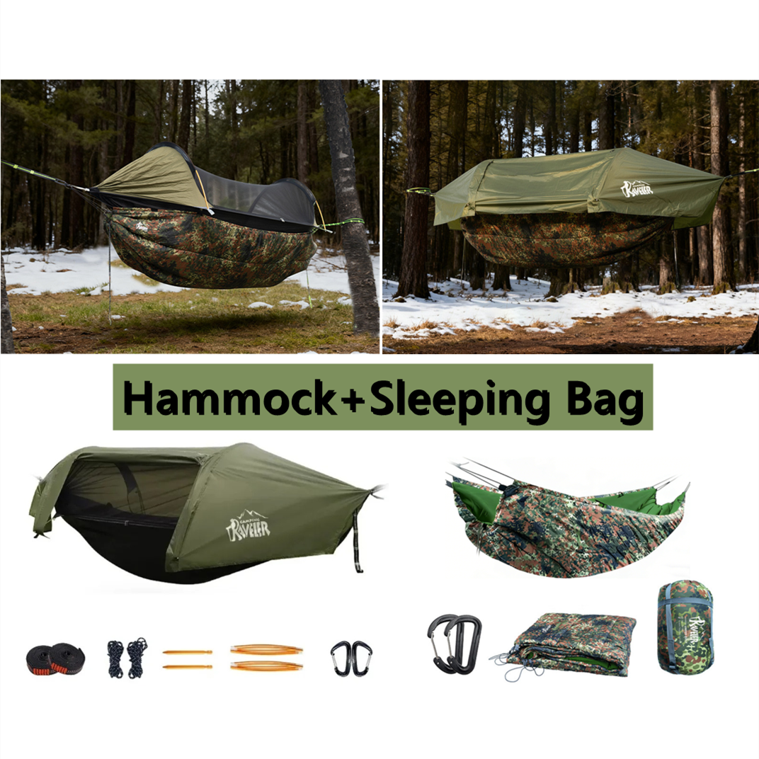 All-in-One Double-Pole Mosquit - Outdoor Camping Solo ulasan dan harga