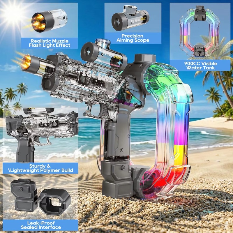 LED Ring-shaped Electric Water - Outdoor Camping Games For Kids ulasan dan harga