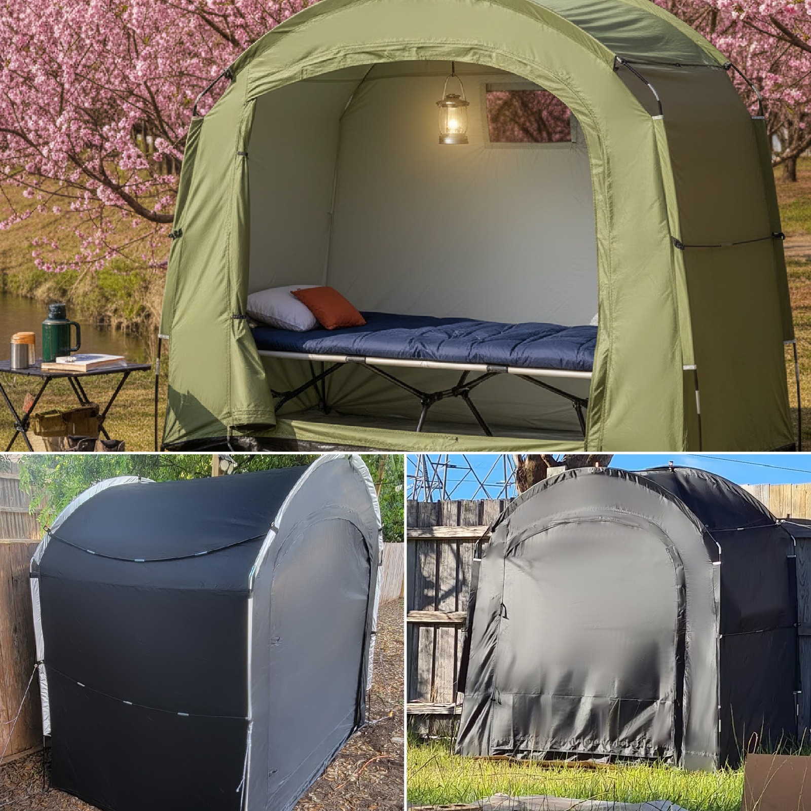 Portable Outdoor Private Trave - Outdoor Camping Tent Waterproof ulasan dan harga