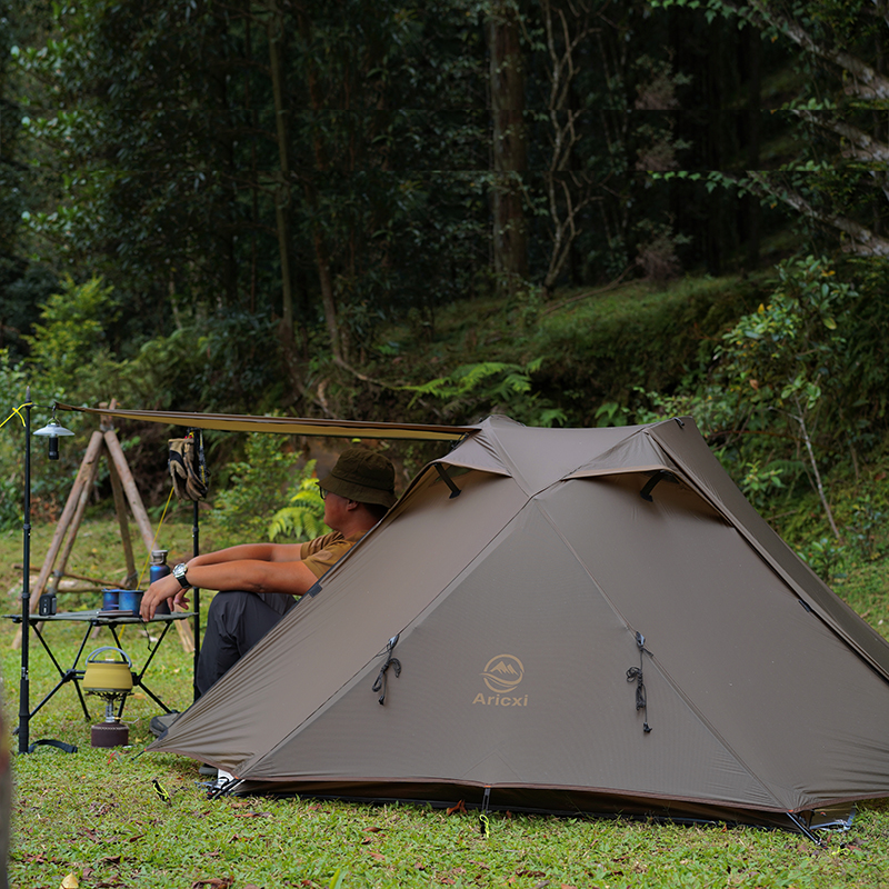 Aricxi 2 People Tent Black Ult - Outdoor Camping Dome ulasan dan harga